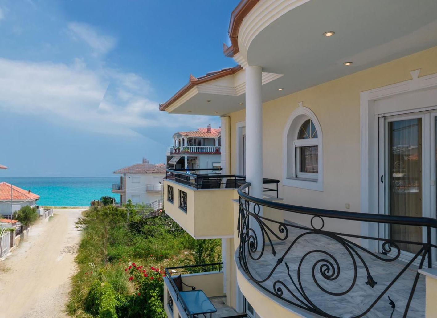 Prime Luxury Villa Beach Front Неа-Врасна Екстер'єр фото