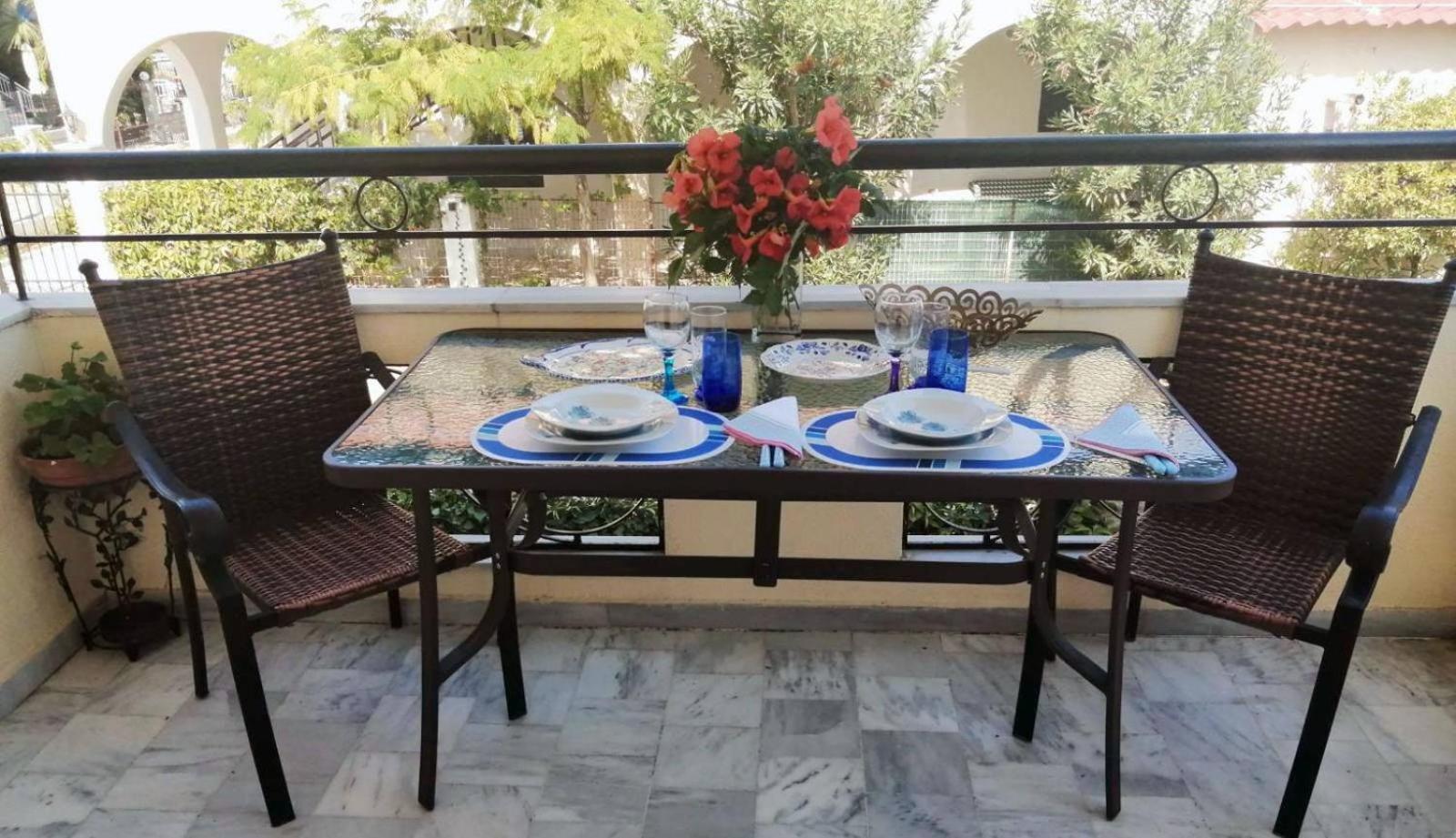 Prime Luxury Villa Beach Front Неа-Врасна Екстер'єр фото